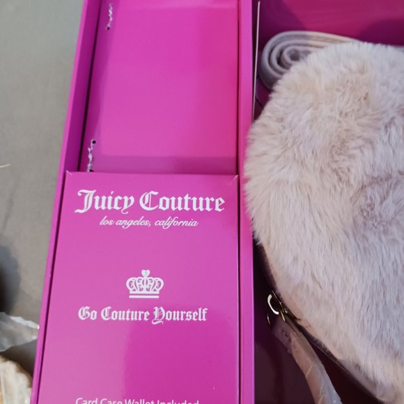NWT! JUICY COUTURE Heart Shaped Bag - Picture 3 of 13